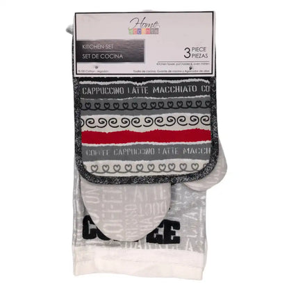 Guante Agarrador de Ollas y Limpion Home Accents 3 Piezas - Surtido