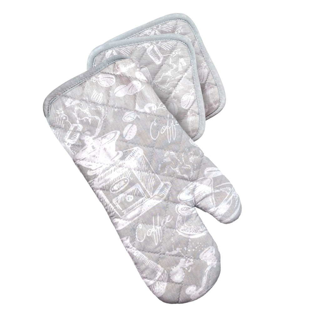 Guante de Cocina Sultan Con Agarrador / Set 4 Piezas