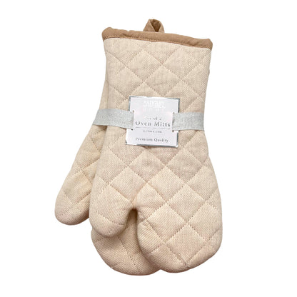Guante de Cocina Great Buy Set de 2 Piezas - Beige