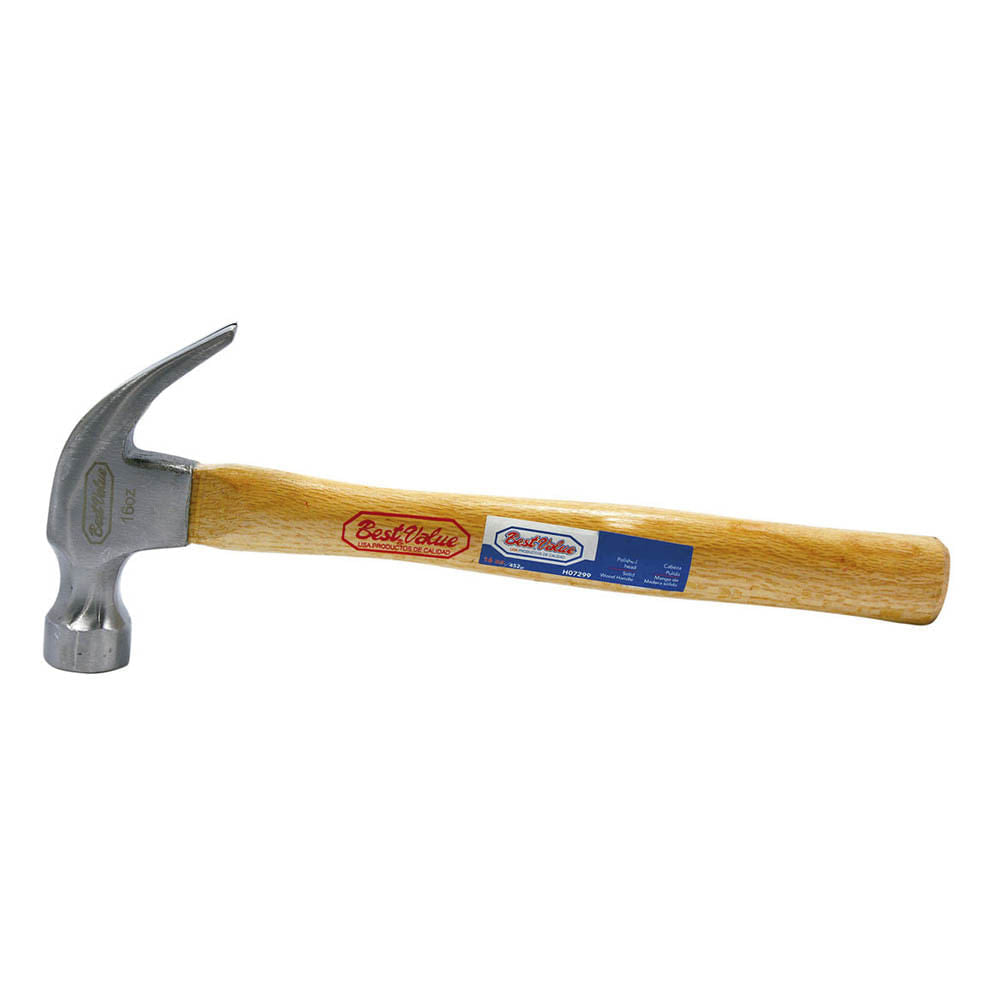 Martillo de Carpintero Best Value Mango de Madera de 13"