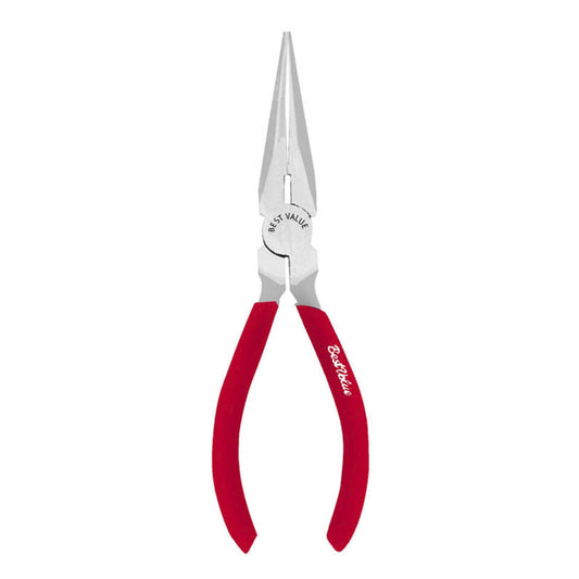 Pinza de Punta Larga Best Value de Acero 7"