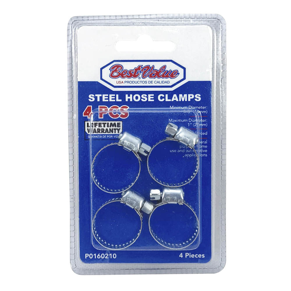 Abrazaderas Best Value Metal 1" de 4 Piezas