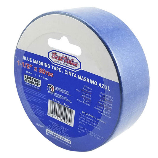Cinta Adhesiva Best Value Azul de 1 1/2"
