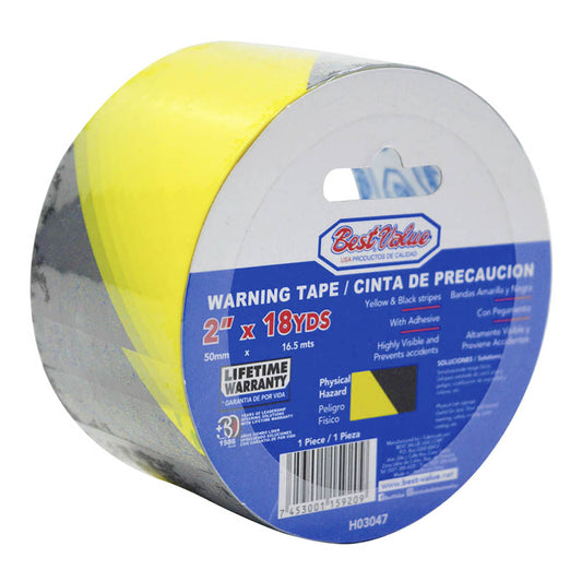 Cinta de Precaución Best Value de 2"