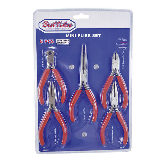 Juego de Pinzas Miniatura Best Value de 5 Piezas