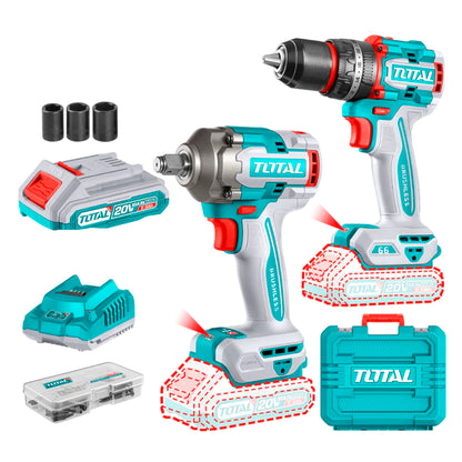 Combo Taladro y Llave de Impacto Total 20V