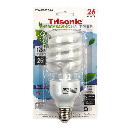 Bombillo Trisonic Ahorrador Blanco - Blanco