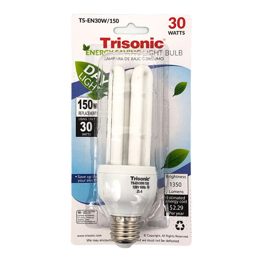 Bombillo Ahorrador Trisonic Blanco