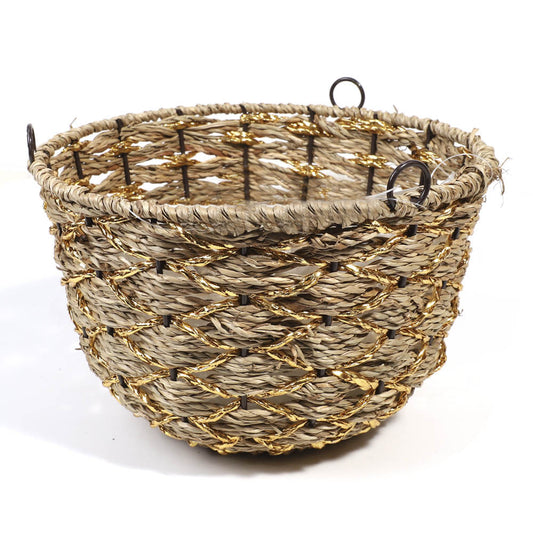 Macetero Home Elegance Colgante Tejido