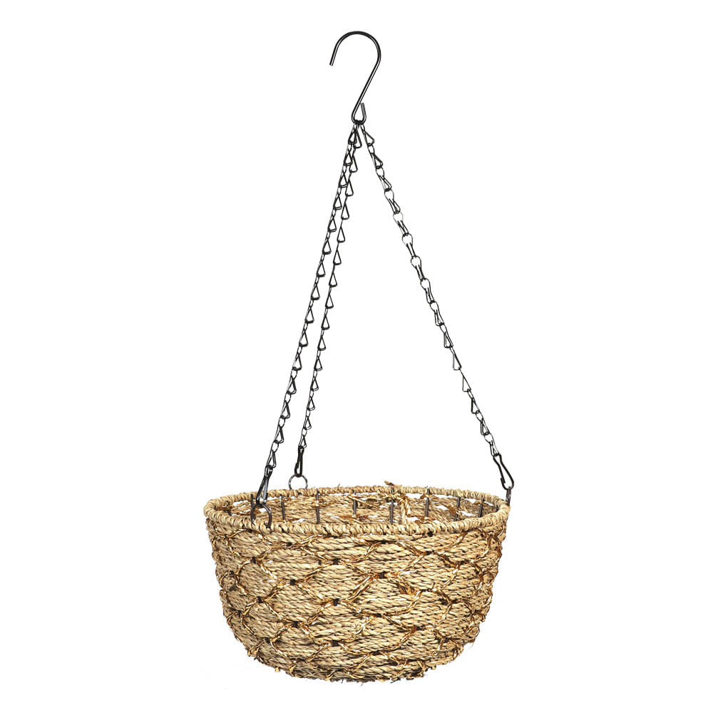 Macetero Home Elegance Colgante Tejido