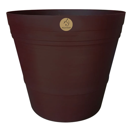 Macetero Kennedy de Plástico Redondo