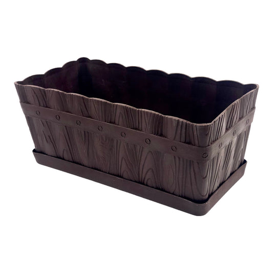 Macetero Kennedy Para Ventana 13" x 7" x 5.5" - Chocolate