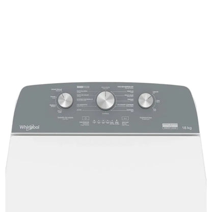 Lavadora Automática Whirlpool de 18 Kg / Blanco