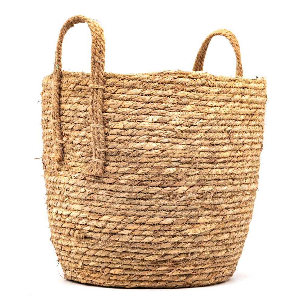 Canasta Para Ropa Home Elegance de Mimbre 34 cm