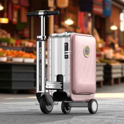 Maleta Scooter Electrónica Airwheel SE3S – Rosa