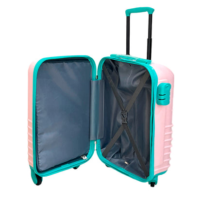 Maleta Lisa Grande Koopman Con Ruedas - Rosada