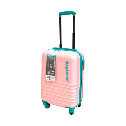 Maleta Lisa Mediana Koopman Con Ruedas - Rosada
