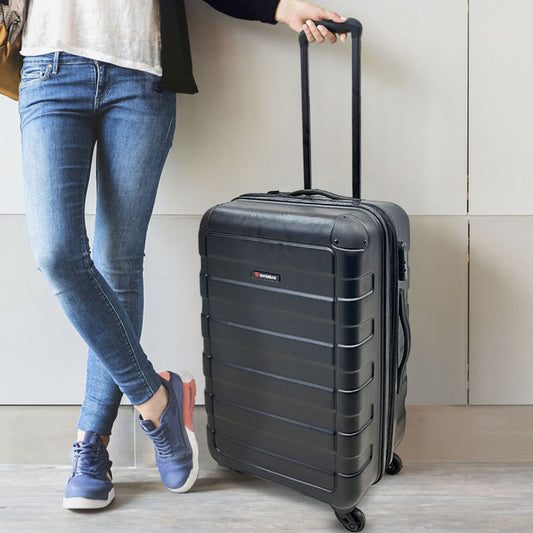 Maleta Lisa Swiss Bag de 24" / Negra / C/Rueda