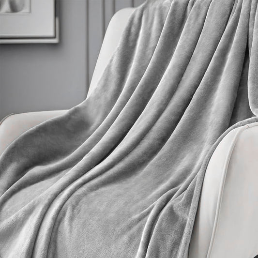 Manta de Lana Coral 50 x 60 – Colores Sólidos / Home Elegance