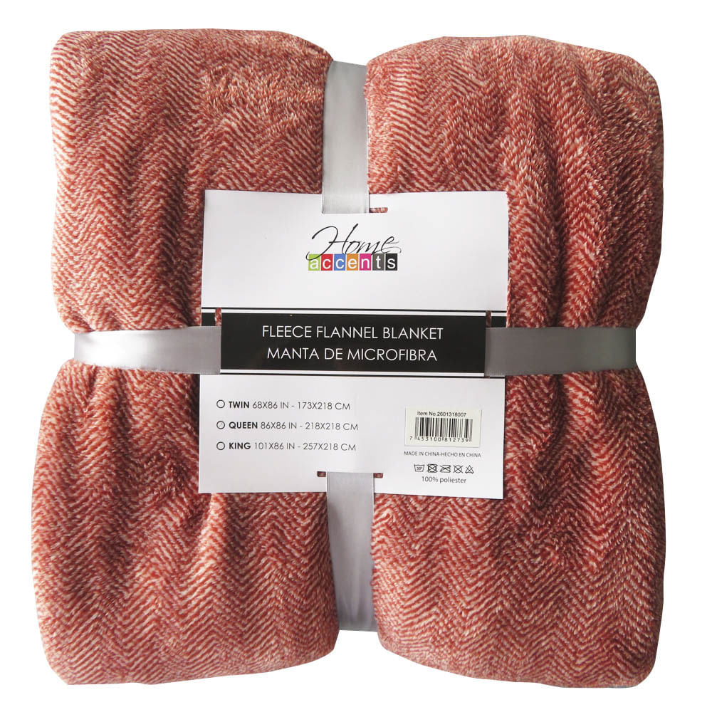Manta de Lana Queen Home Accents 86" x 86"
