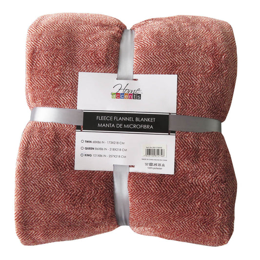 Manta de Lana King Home Accents 101" x 86"