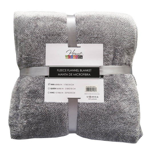 Manta de Lana Twin Home Accents 68" x 86"