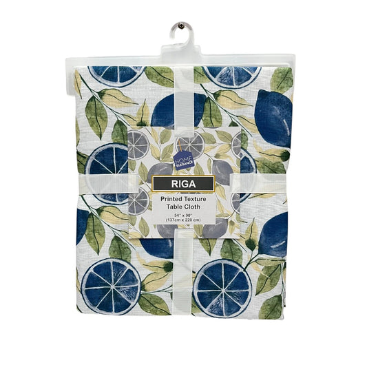 Mantel Riga 54" X 90" Blue Estampado