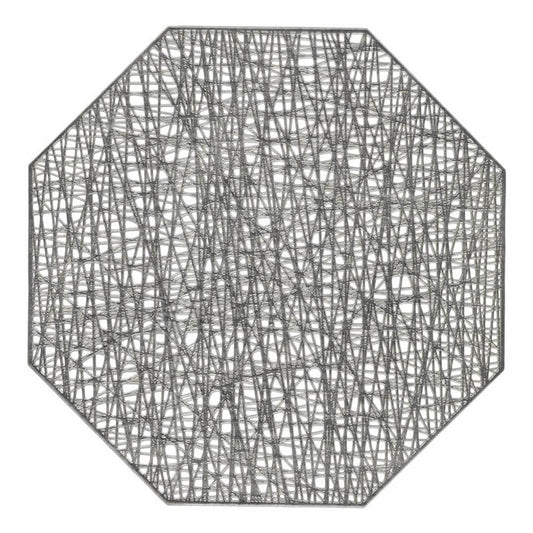 Individual Mesa Soho de Plástico - Gris Claro