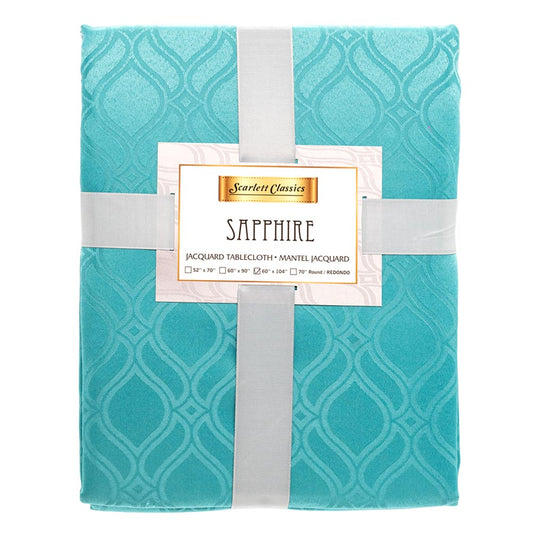 Mantel Scarlett Sapphire de Tela 60" x 90" - Surtido