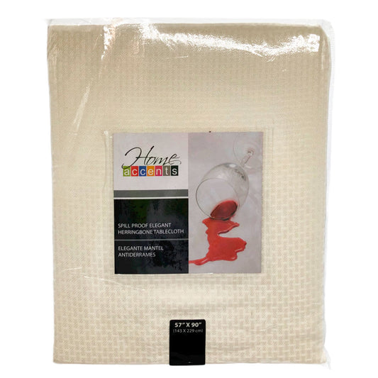 Mantel Para Mesa Home Accents 57" x 90" - Beige