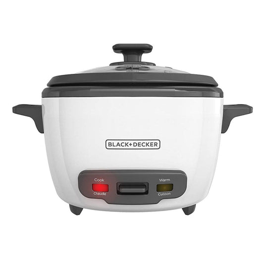 Olla Arrocera Black & Decker Blanca de 14 Tazas