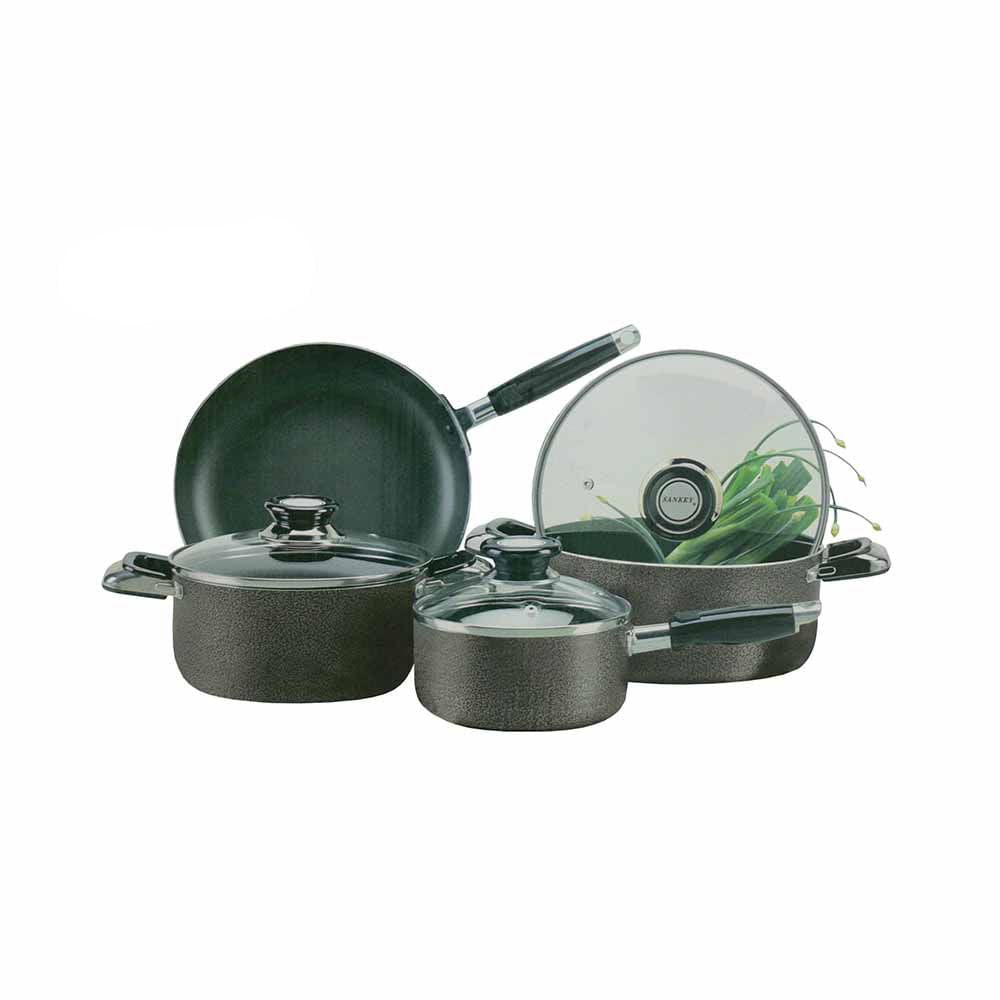 Juego de Ollas y Sarten Sankey de 7 Piezas