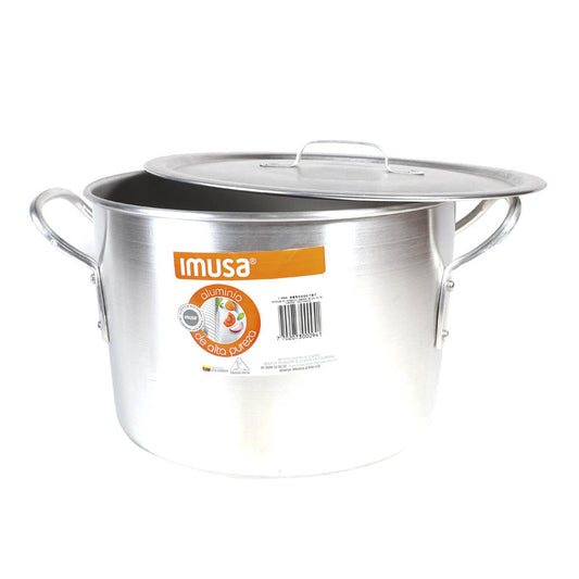Olla De Aluminio Imusa Con Tapa De 7 L