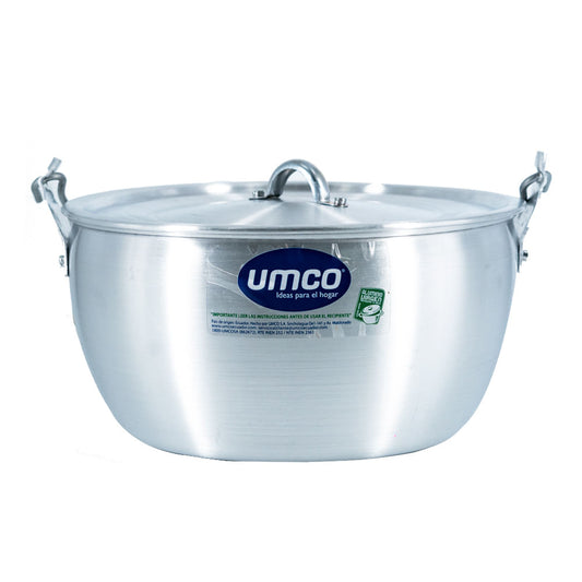 Olla de Aluminio Umco Con Tapa de 20 cm
