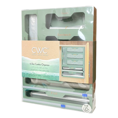 Organizador de Cocina Dc Wholesales 6 Ranuras / Verde
