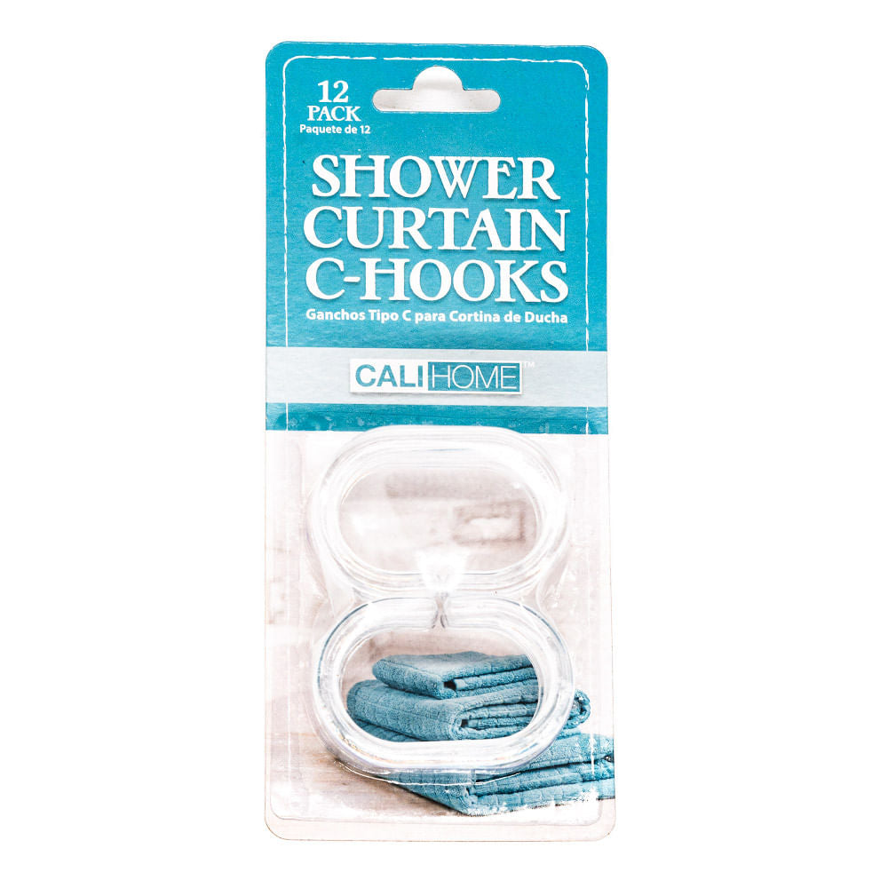 Ganchos Para Cortinas Cali Home 12 Piezas