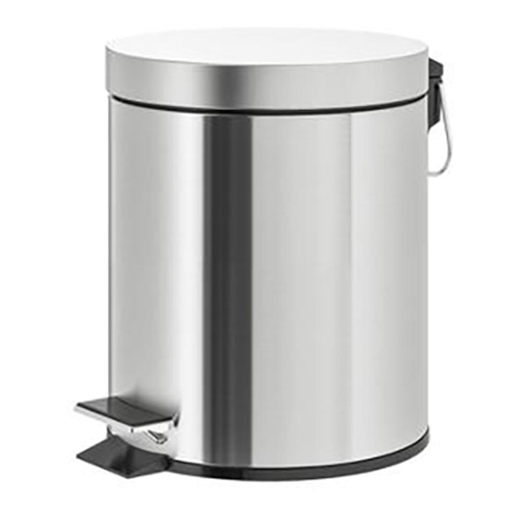 Basurero Kennedy Home Acero Inoxidable Con Pedal 5 L