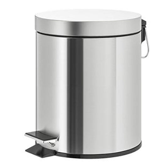 Basurero Kennedy Home Acero Inoxidable Con Pedal 5 L