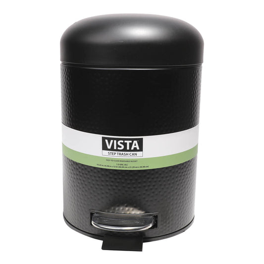 Basurero de Metal Vista Soho Con Pedal de 5 L