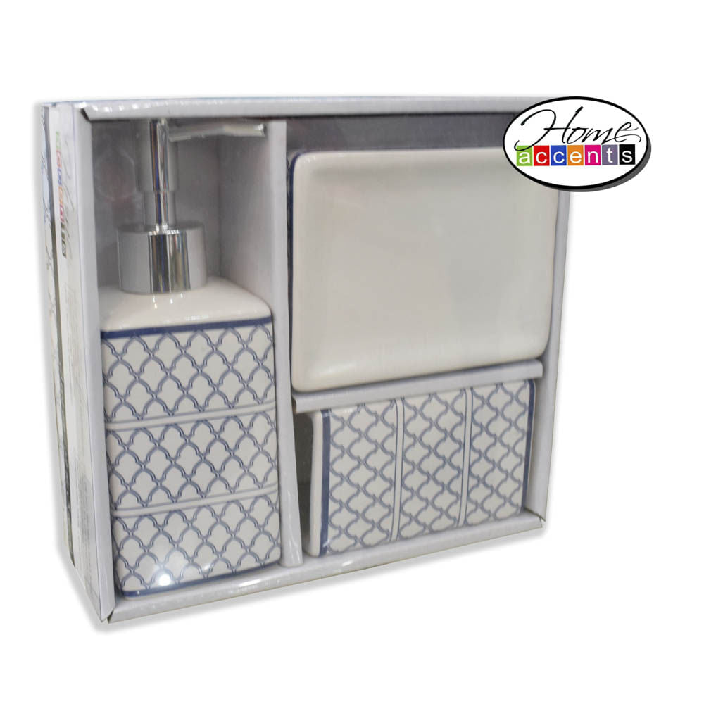 Accesorio de Baño Deco Home Accents Set de 3 Piezas