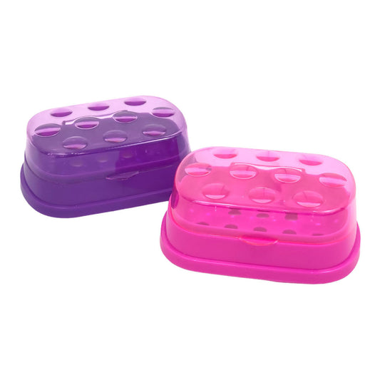 Jabonera Plástica Lotus 2 Piezas - Surtido