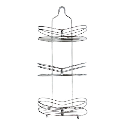 Organizador de Baño Kennedy de 3 Niveles - Gris Claro