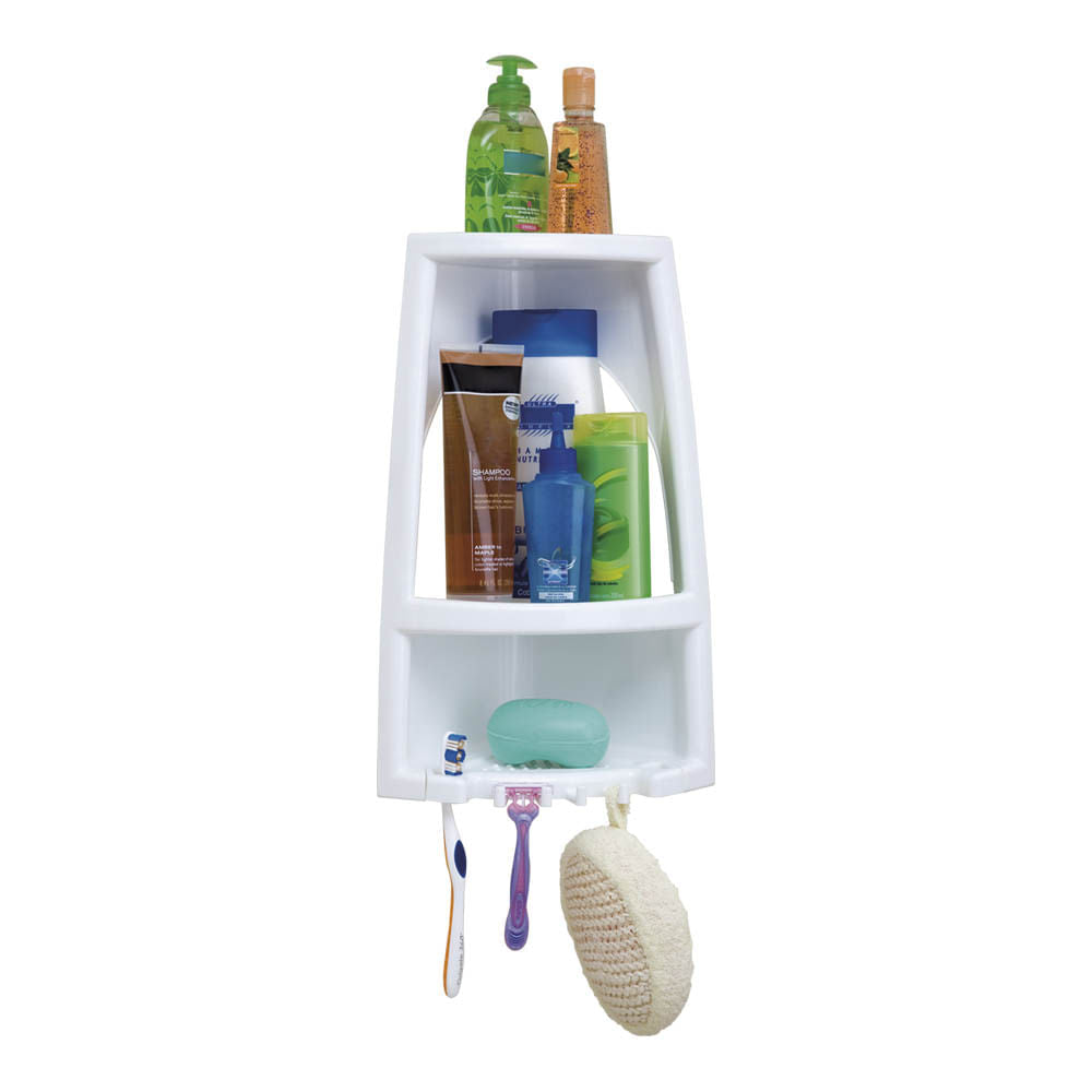 Organizador de Baño Esquinero Rimax de Plástico 3 Niveles