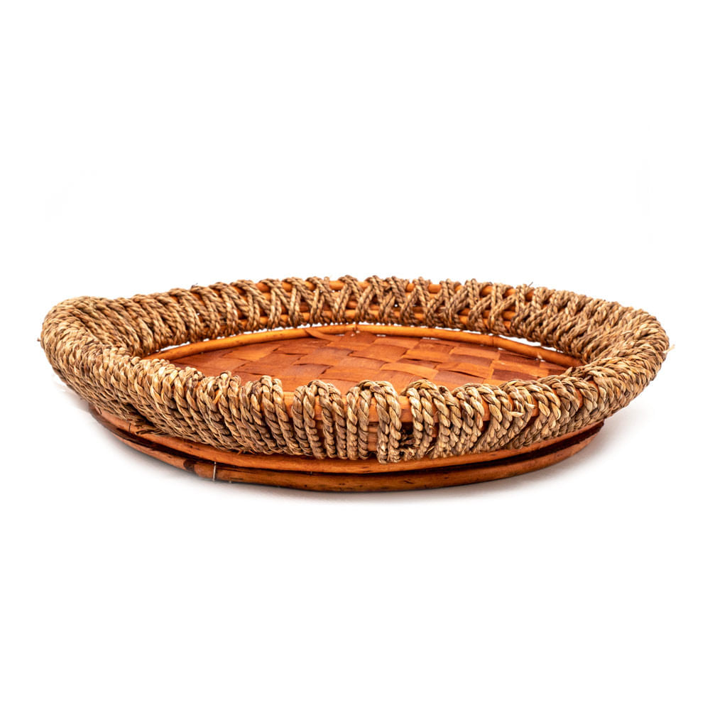 Canasta de Mimbre Home Elegance Redonda 37 cm x 37 cm