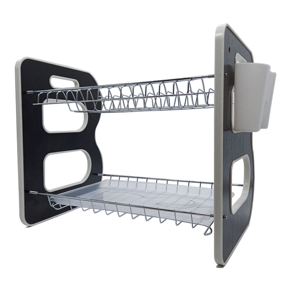 Escurridor de Metal Homestar Con Base 41 cm x 12 cm x 27.2 cm