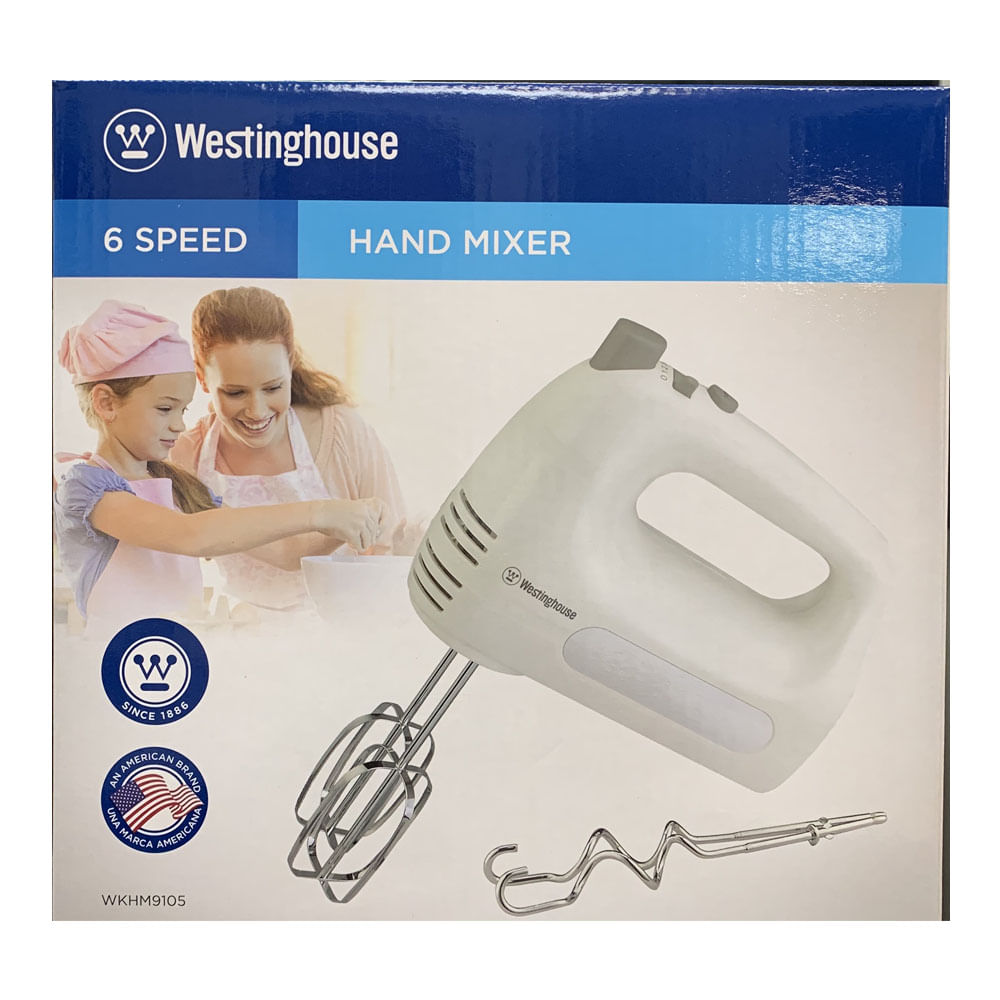 Batidora de Mano Westinghouse de 6 Velocidades