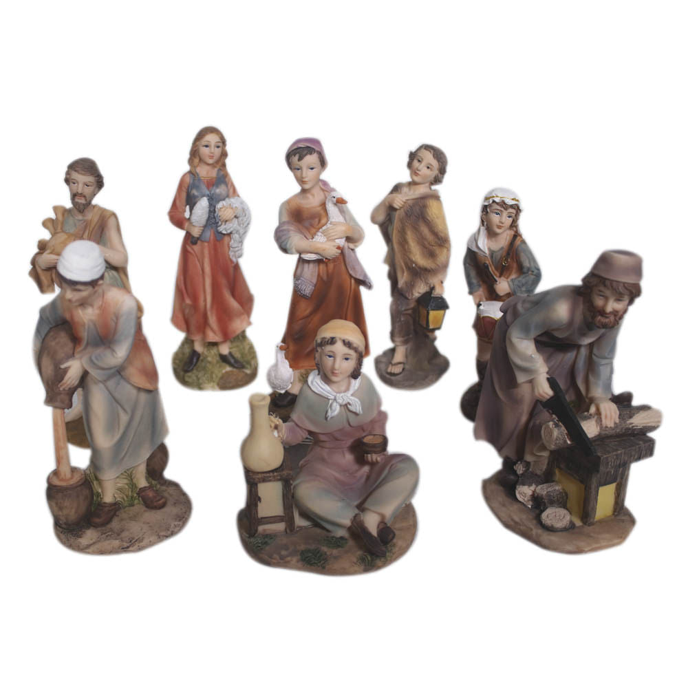 Aldeanos de Navidad Miró Christmas 8" 8 Piezas