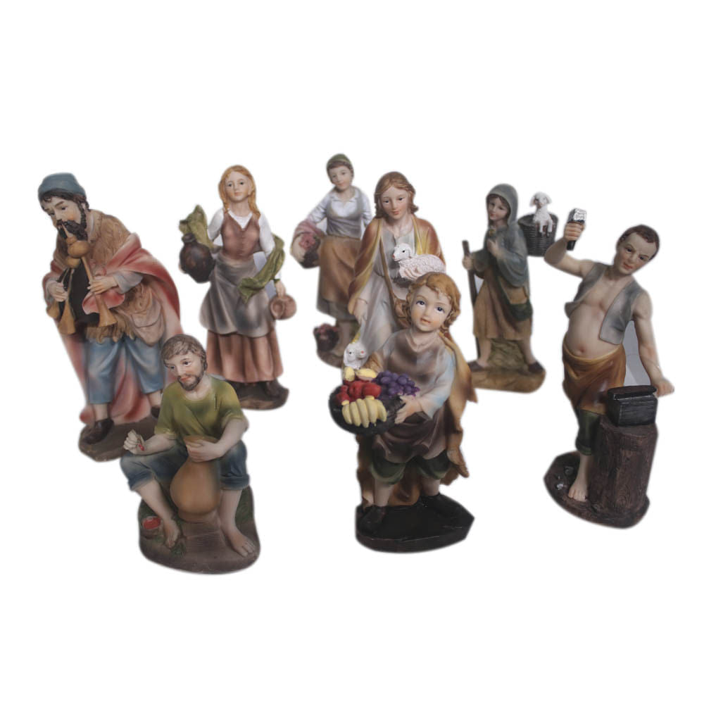 Aldeanos de Navidad Miró Christmas 8" 8 Piezas