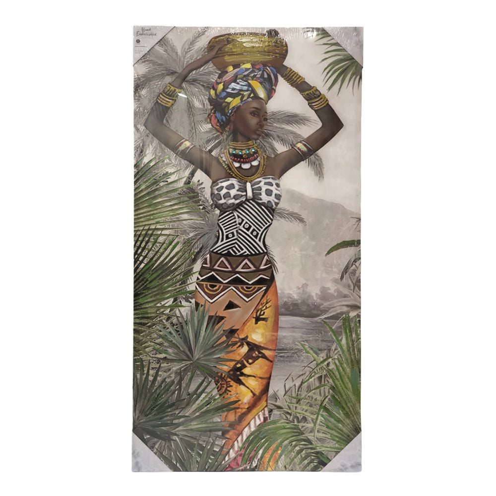 Cuadro Etnia Negra 28" x 48" - Surtido