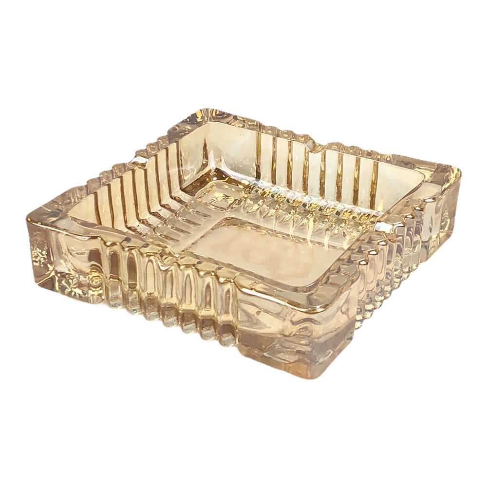 Cenicero Home Elegance Cuadrado de Vidrio